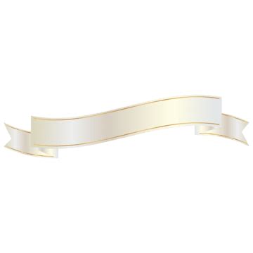 White Ribbon Banner Png