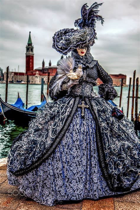 Venice Carnival - #25 - Another of the outrageously beautiful costumes ...