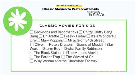 The Best Non-Animated 100 Movies to Watch with Kids - The Kid Bucket List