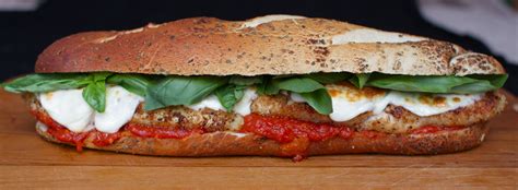 Super Bowl Sandwiches (Recipe: Chicken Parmesan Heros with Basil)