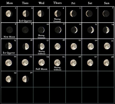 2024 Lunar Calendar New Year Predictions Printable - September 2024 ...