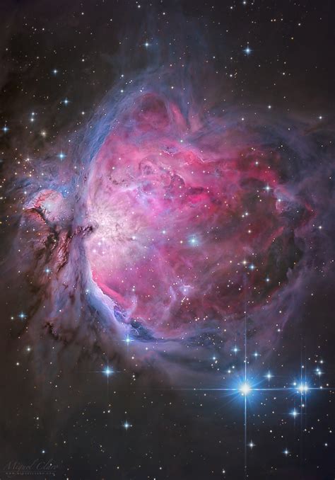 The Great Orion Nebula – A Colourful Show in Visible Light @ Astrophotography by Miguel Claro