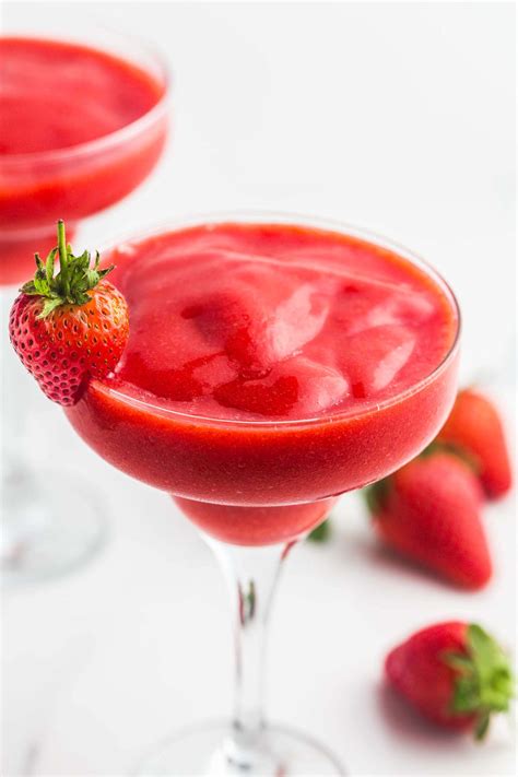 Frozen Strawberry Daiquiri Recipe | Little Sunny Kitchen