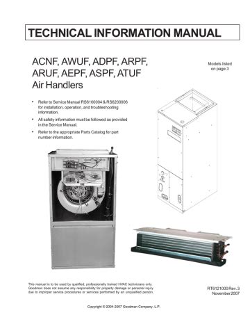 TECHNICAL INFORMATION MANUAL | Manualzz