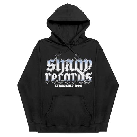 Shady Records Chrome Logo Hoodie (Black) - Shady Records Official Store