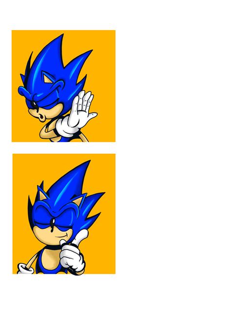 Sonic Yes/No meme Template by MylesAnimated on DeviantArt