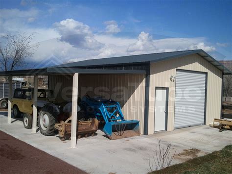 Summit Metal Garage Building Kit by VersaTube Metal Garage Buildings ...