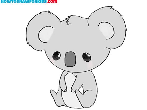 How to Draw a Koala Bear - Easy Drawing Tutorial For Kids