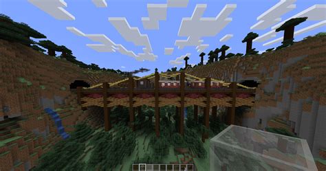 A bridge with a train i built, any feedback/tips to improve it? : r/Minecraftbuilds