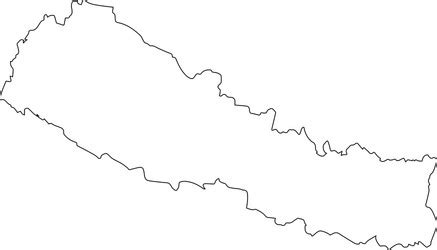 Nepal Map Outline Vector Images (over 520)