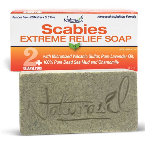 Buy Naturasil Scabies EXTREME Treatment Soap 10% Sulfur & 100% Pure Dead Sea Mud | 4 oz Bar ...