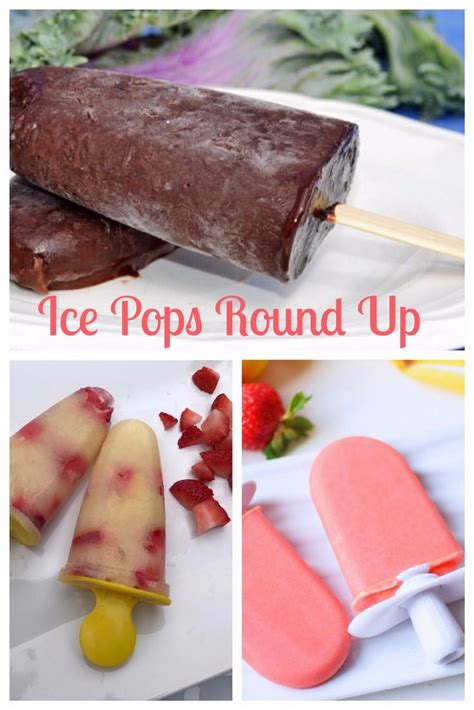 Love making healthy Ice Pops at home? Check out my ice pops round up for some great recipes ...