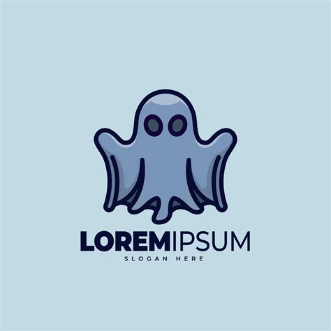 Ghost logo template 14863326 Vector Art at Vecteezy