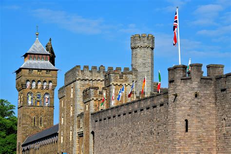 South Gate of Cardiff Castle in Cardiff, Wales - Encircle Photos