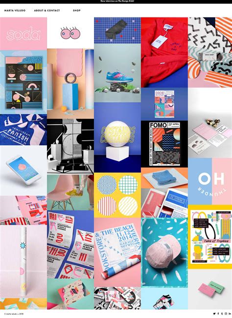 5 Brilliant Graphic Design Online Portfolio Examples to Inspire You