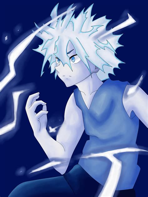 Killua GodSpeed by camilaobam on DeviantArt