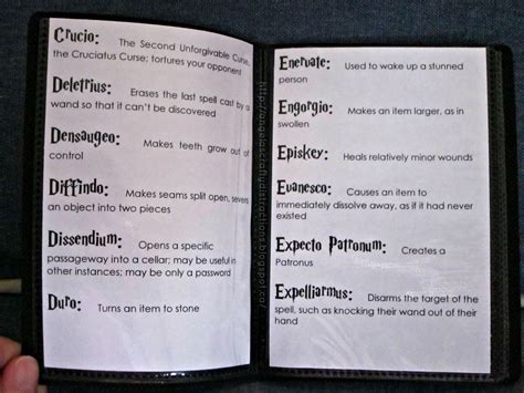 Crafty Distractions: A Harry Potter Spell Book