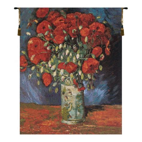 Charlotte Home Furnishings Poppy Flowers by Van Gogh Tapestry | Wayfair