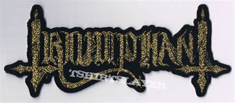 TRIUMPHANT "Logo" official woven Patch | TShirtSlayer TShirt and BattleJacket Gallery