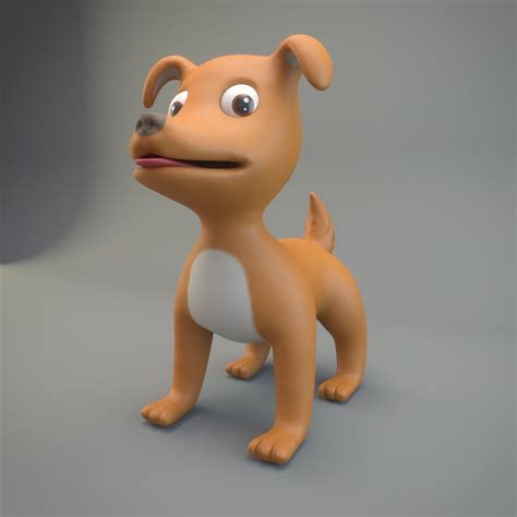 Cartoon Dog | Animal 3D Models ~ Creative Market