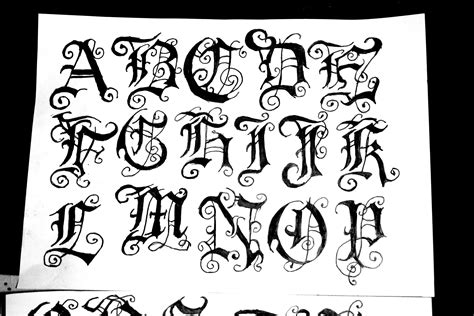 Alfabeto Gotico Tattoo Fonts Alphabet Gothic Alphabet Tattoo Images | Porn Sex Picture