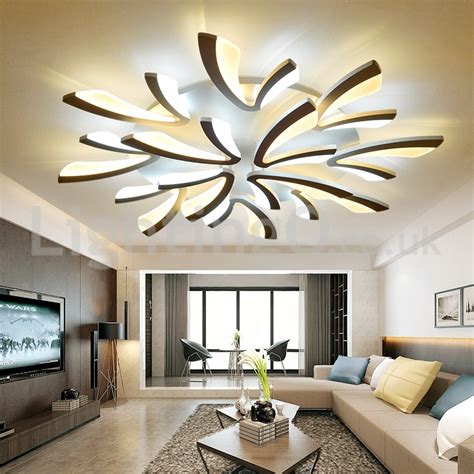 Newest 12 Lights Elegant Modern Flush Mount Ceiling Lights Living Room ...