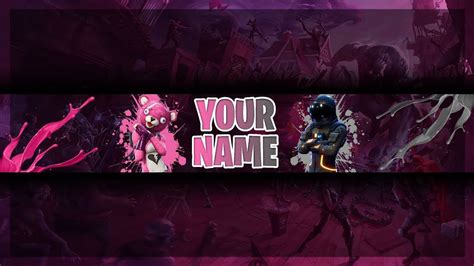 Fortnite Banner Template Youtube | TUTORE.ORG - Master of Documents