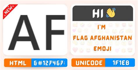 Flag Afghanistan Emoji Copy Paste, Meaning | Unicode