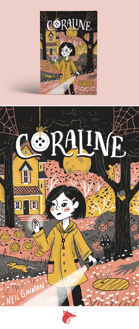 Coraline Book Cover - M.Scarlett