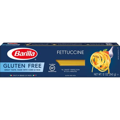 Barilla® Gluten Free Pasta Fettuccine 12 oz - Walmart.com