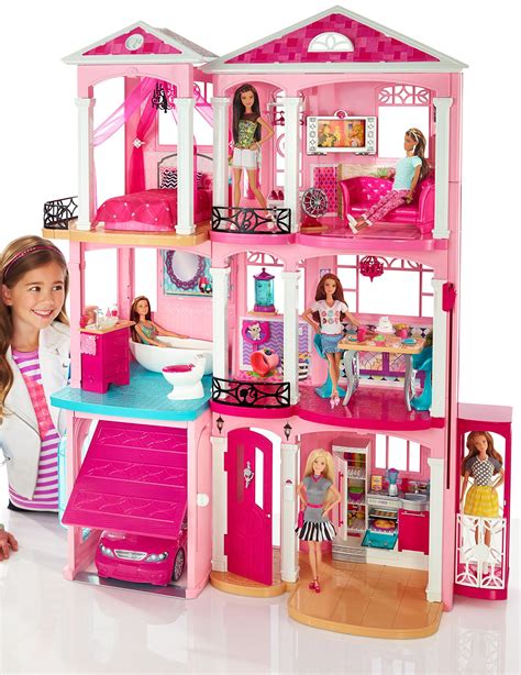 Barbie Dreamhouse [Amazon Exclusive], Pink | Barbie dream house, Barbie ...