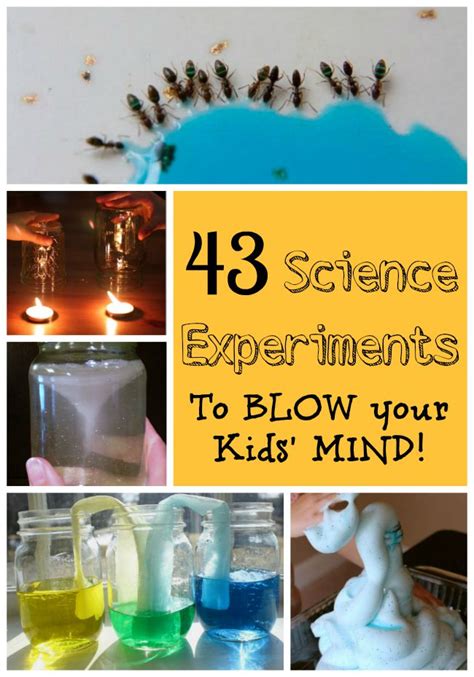 43 Science Experiments to BLOW your Kid's Mind! - How Wee Learn