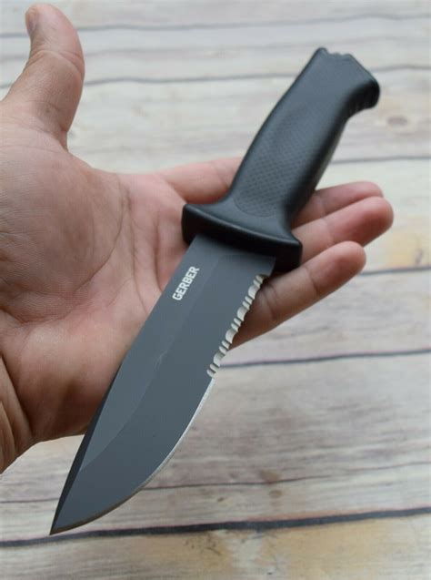 GERBER PRODIGY FIXED BLADE HUNTING KNIFE MADE IN USA FULL TANG WITH SHEATH – BestBlades4Ever