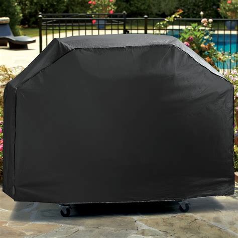 Master Forge Universal 55-in W x 40-in H Black Gas Grill Cover 07430LWSGD at Lowes.com