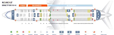 Boeing 777 200 Seat Map