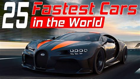 The 25 Fastest Cars in the World in 2020 - YouTube