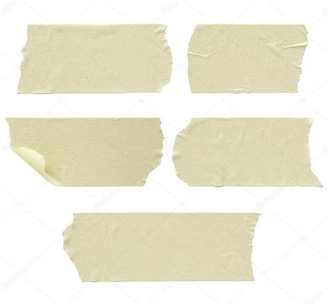 Set of torn masking tape isolated on white Stock Photo by ©aopsan 10918113