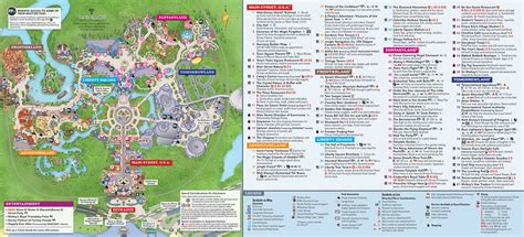 Magic Kingdom Map Walt Disney World - Updated August 2022!