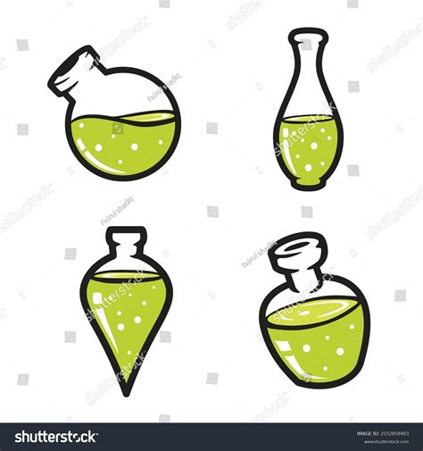 Anime Potion Bottle Anime Glass Potion Stock Vector (Royalty Free) 2152858403 | Shutterstock