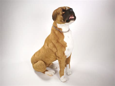 "Ali" Boxer Dog Luxury Plush Stuffed Animal – Big Furry Friends