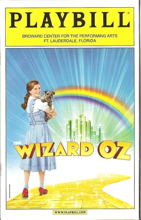 Wizard of Oz - Saw - CNHS - March 2012 | Broadway posters, Broadway ...