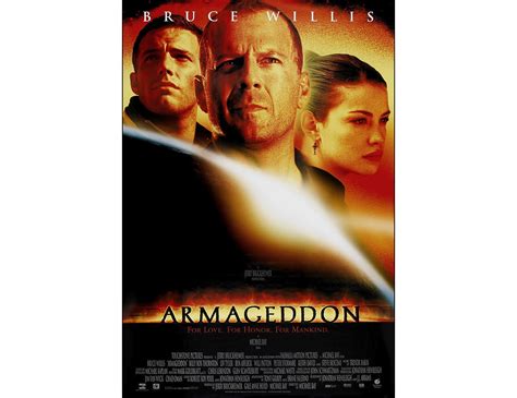 Armageddon Movie Poster 1998 Action One Sheet Artwork - Etsy