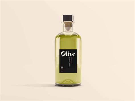 Download This Free Olive Oil Bottle Mockup - Designhooks