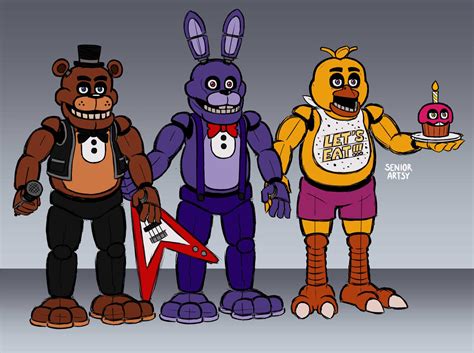 FNaF 1 Crew Concept Art (Happy 8th Anniversary!) : r/fivenightsatfreddys