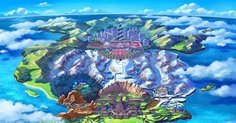 Pokemon Sword Map With Pokemon Locations