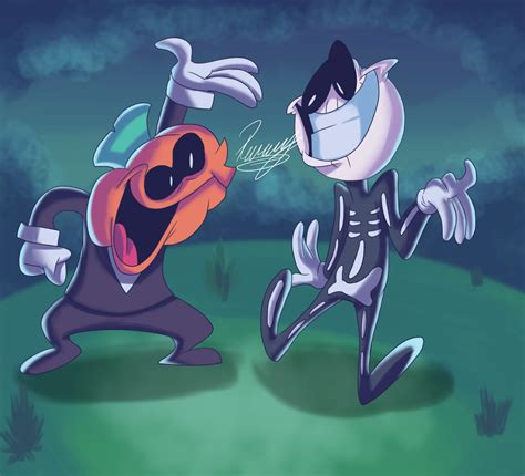 Spooky Month fanart by Roanimations on Newgrounds