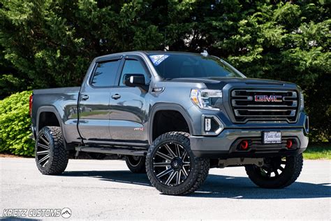 Lifted 2019 GMC Sierra 1500 AT4 with 22×12 Fuel Contra Wheels and 4 ...