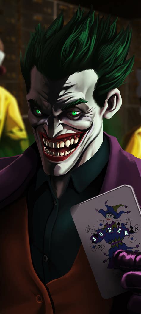 1080x2400 The Joker Happy Smile 4k Google Pixel 7 ,HD 4k Wallpapers,Images,Backgrounds,Photos ...