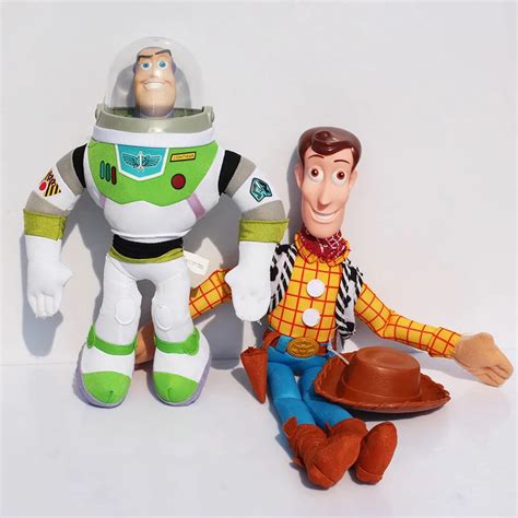 2Pcs/Lot 16''40cm Toy Story 3 Woody Plush Toys Buzz Lightyear Plush ...