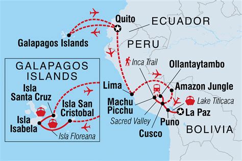 Map Of Galapagos Islands And Ecuador - Cape May County Map